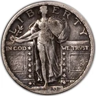 1919-S San Francisco Standing Liberty Quarter SLQ 25c Fine FN F/VF+