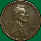 1925-S Lincoln Wheat Cent Extremely Fine XF Coin #33497