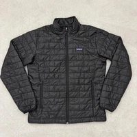 Patagonia Nano Puff Jacket Men's Medium Black Full Zip Puffer Outdoor