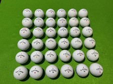 36 CALLAWAY GOLF BALLS - PEARL / GRADE A CONDITION - P&P INC (Z)