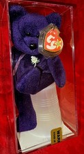 This RAREST VERSION Authenticated P.V.C. 1st Edition Princess Diana Beanie Baby