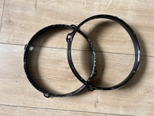 8&rdquo; Tom Hoop Rims - 4 Lug - Black Pair