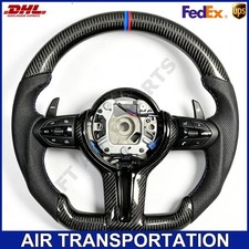 True Carbon Fiber Steering Wheel For Bmw F20 F30 F32 F36 F80 F82 M3 M4 M5 F10 X3