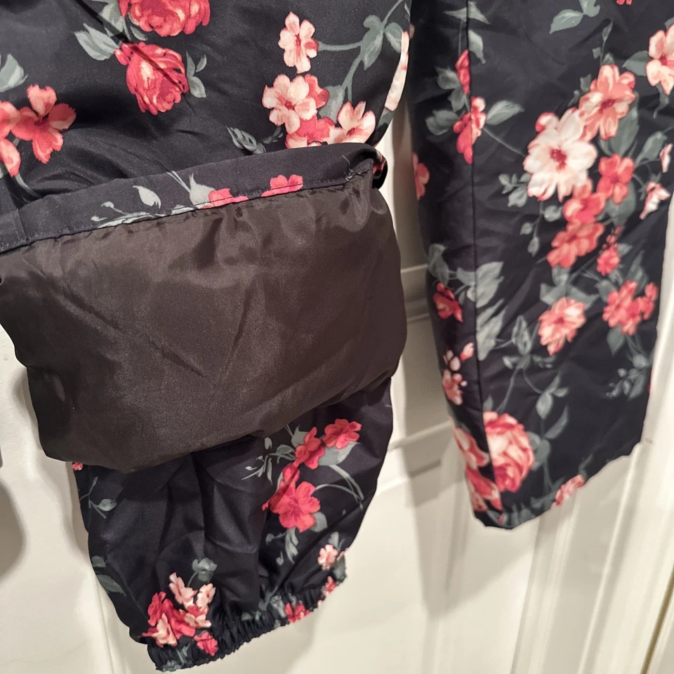 Children's Place девочек размер 12 черный цветочный снег брюки новый - Изображение 3 из 4