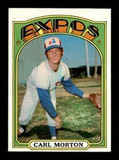 1972 Topps #134 Carl Morton   NM/NM+ X3701664