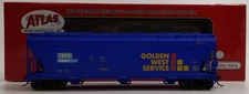 Atlas 20002851 HO Scale Golden West Service ACF 4650 Centerflow Hopper #74167 LN