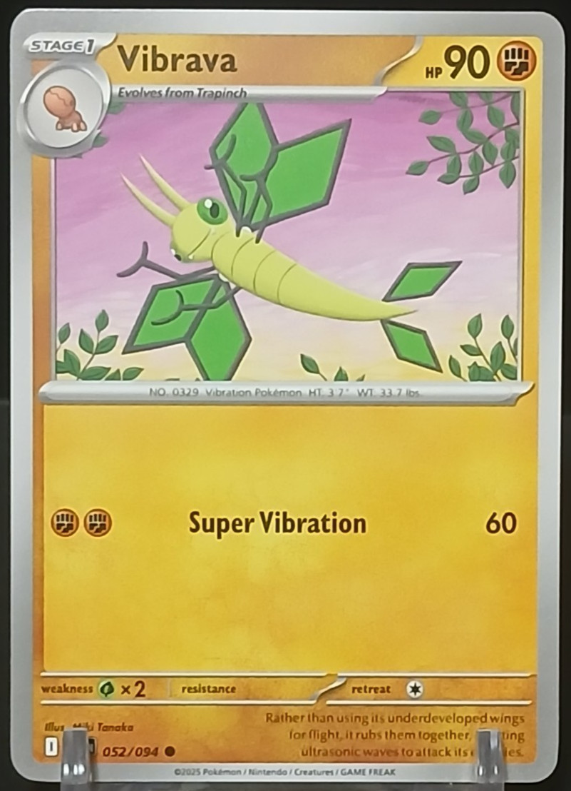 Pokémon Vibrava 052/094 Me02: Phantasmal Flames Regular
