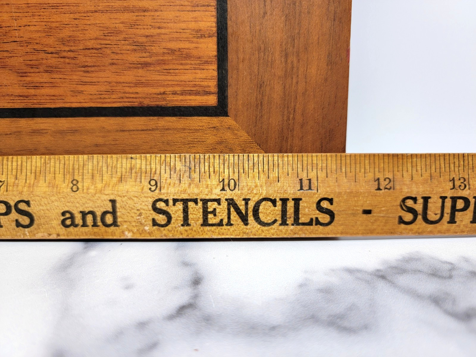 VTG Handmade Wood Inlay Marquetry Cardinal Wall Hanging 11.5" x 14.5" Thornhill