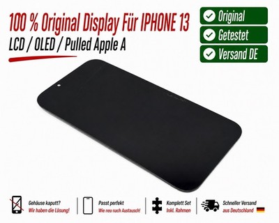 100 % Original Display Für IPHONE 13   LCD  OLED Pulled  A