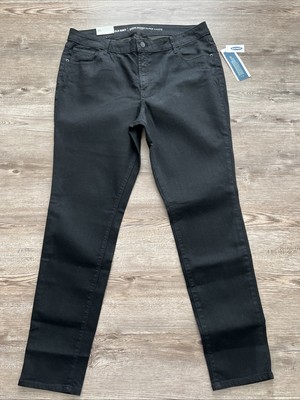 Old Navy Super Skinny Jeans Womens 16 Black Full Length Mid