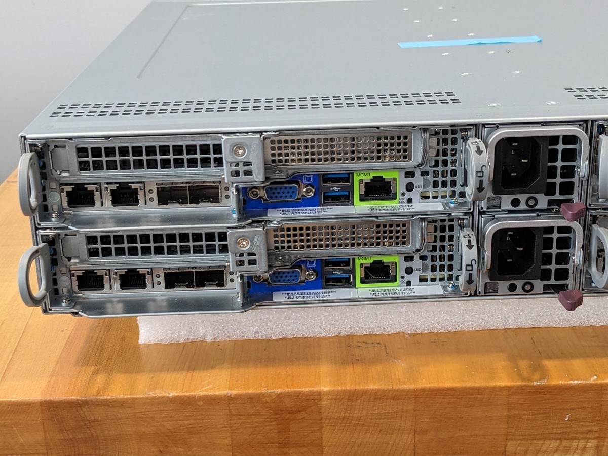 Rubrik R6408 Supermicro X11DPT-B Intel 4210 4x Node 2U Server CSE
