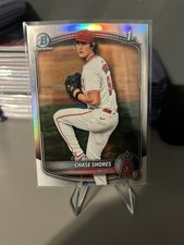 2025 Bowman Draft Baseball Chase Shores 1st Bowman Refractor Angels