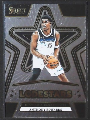2024-25 Panini Select Anthony Edwards Lodestars #10 Minnesota Timberwolves