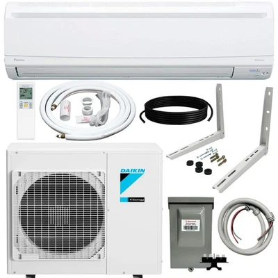Daikin 18,000 Btu 19.5 SEER2 LV Series Ductless Mini-Split Wall Mount Heat Pump