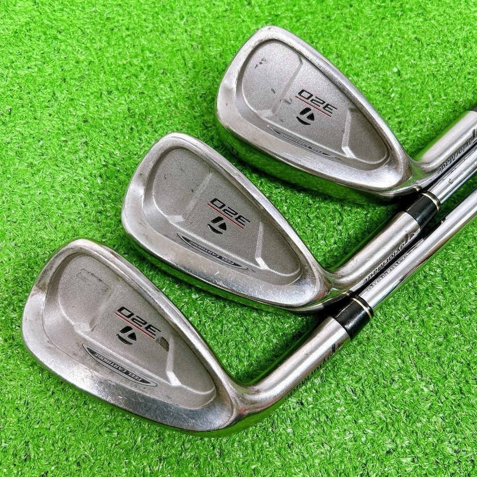 Lefty TaylorMade 320 Irons #4-9,Pw(7Clubs)/Genuine Steel S90/Flex:Stiff - Image 3 of 4