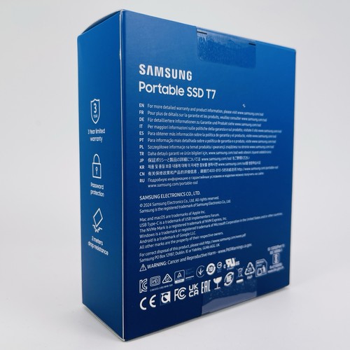 New Samsung Portable SSD T7 1TB USB 3.2 Gen 2 External SSD MU-PC1T0H - Picture 7 of 10