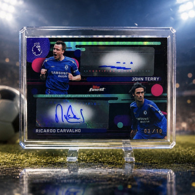 Topps Finest Premier League FP-TC John Terry/Ricardo Carvalho Dual Auto  /10