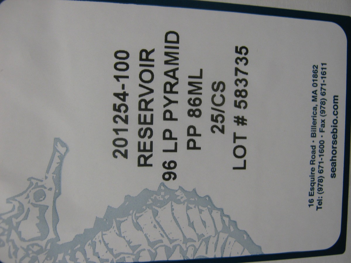RESERVOIR 96 LP PYRAMID PP 86ML CAT. 201254-100, PP 86ML 25/CS | eBay