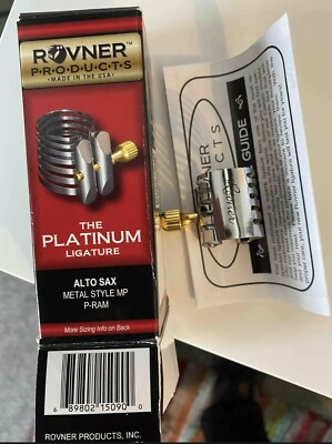 Rovner Platinum Alto Sax P-RAM Ligature | eBay