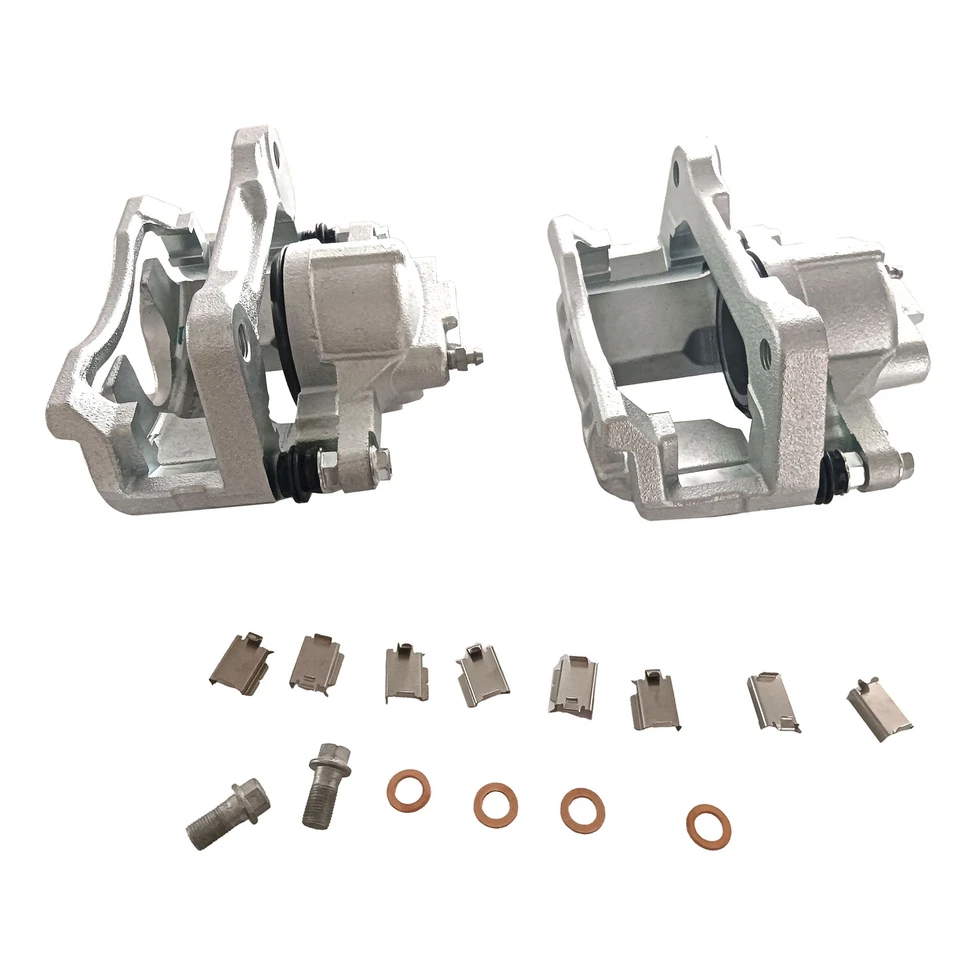 Pinzas de freno delanteras 2 piezas con soporte para Dodge Nitro Jeep Chrysler 2007-2010 Foto 2 de 4