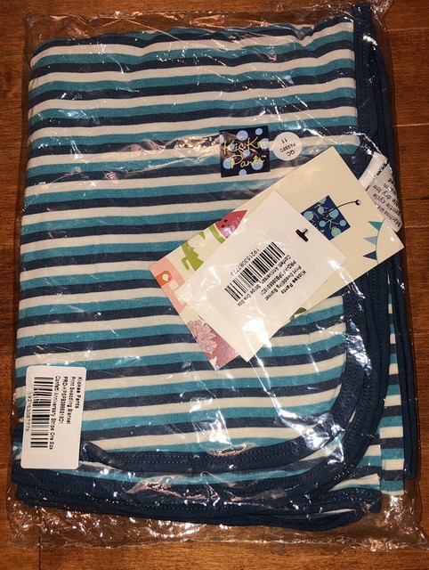 Kickee Pants Boy Confetti Anniversary Stripe Swaddling Blanket Swaddle For Sale Online Ebay