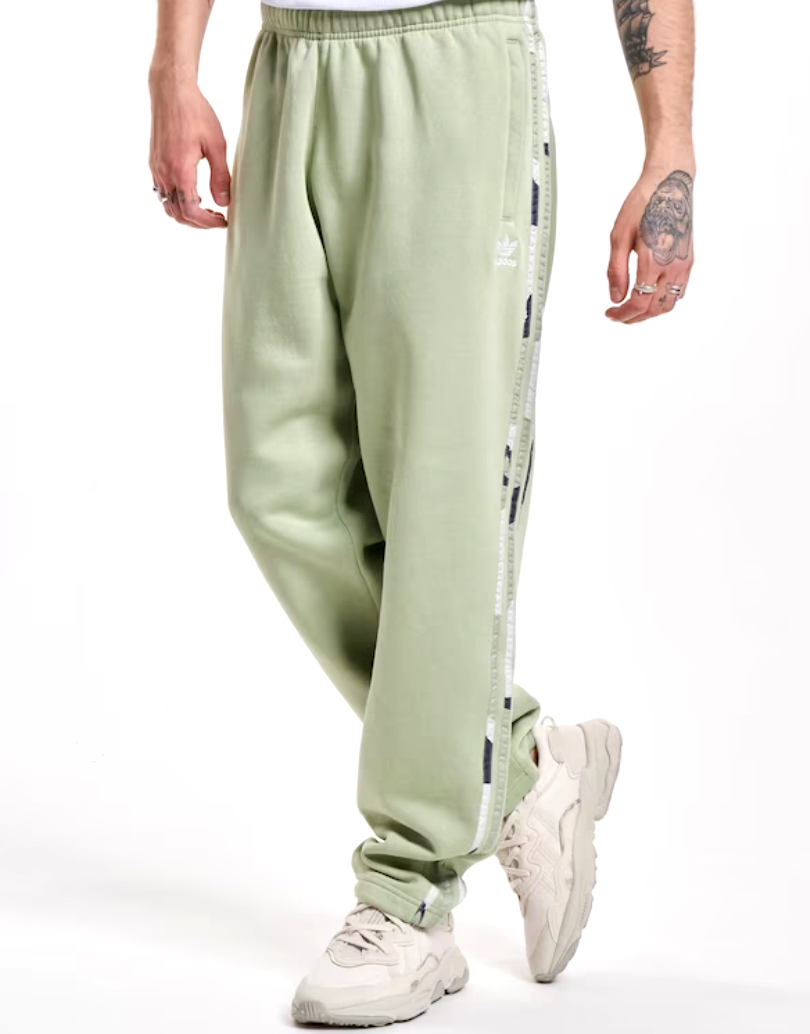 NEW MEN'S ADIDAS ORIGINALS CAMO 3 STRIPES TREFOIL SWEAT PANTS