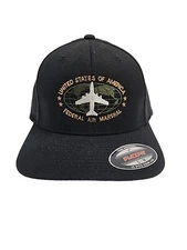 Federal Air Marshal Service Ball Cap Flex fit  Custom Embroidery  Color Choice