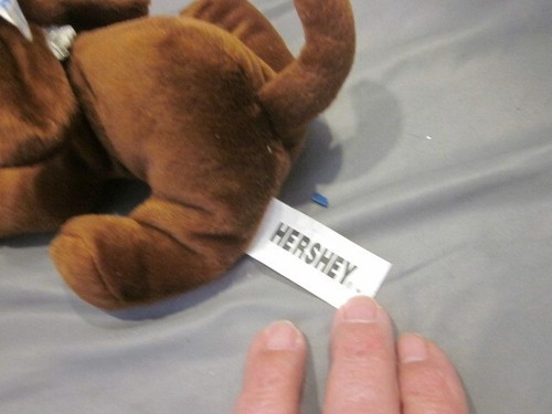 Vintage Hershey's Chocolate Lab Chocolate Plush Advertising Dog - Picture 2 of 5