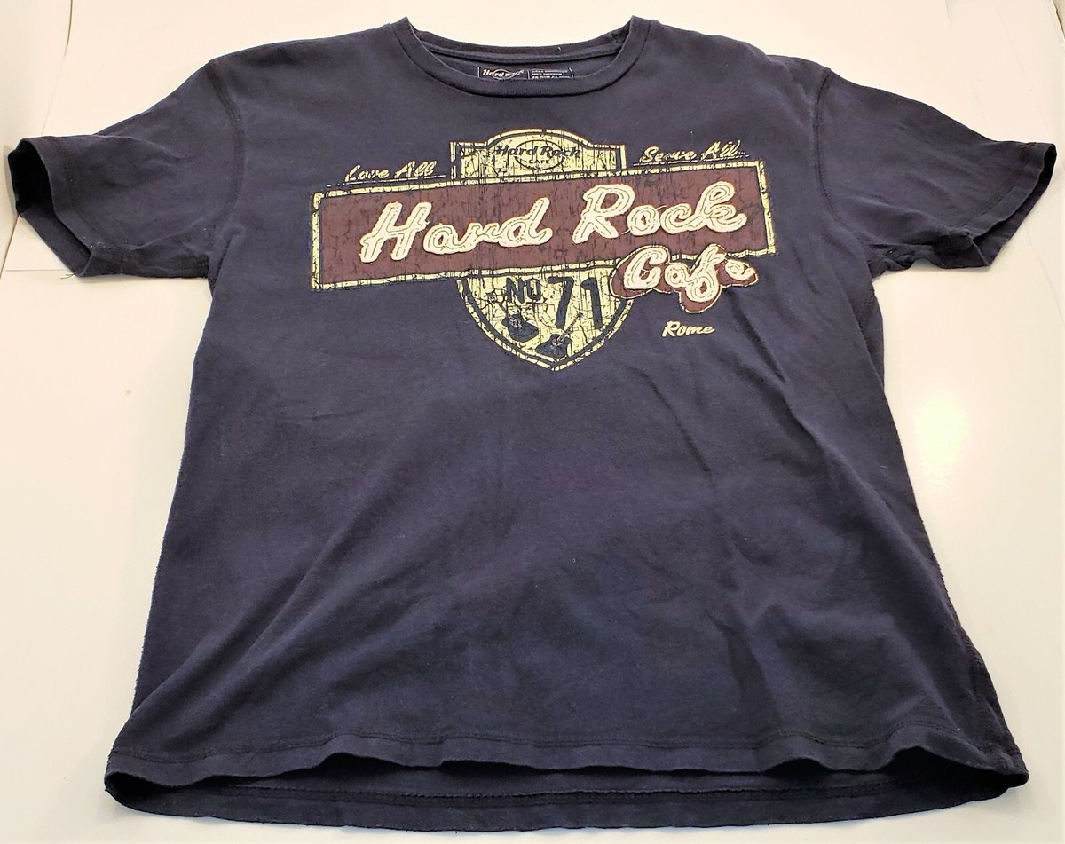 Hard Rock Café Rome no. 71 Men Size medium T-Shirt Short