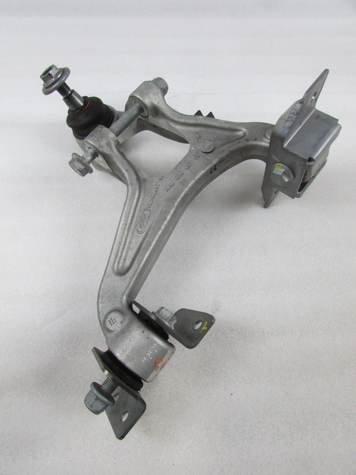 Lamborghini Gallardo LP560, LH, Front Upper Control Arm, Used, P/N 420407505E 