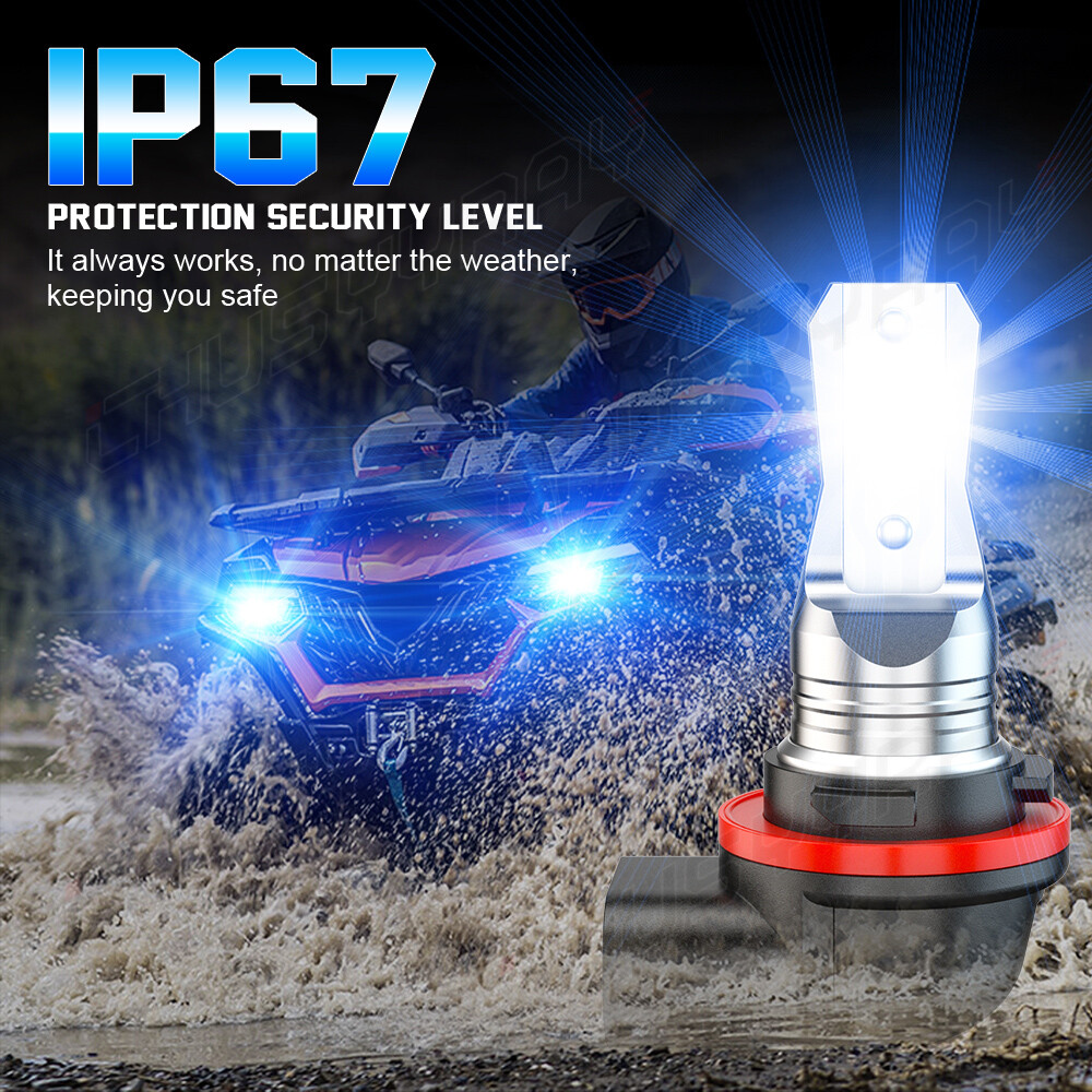 For Kawasaki Teryx Mule Brute Force 750 20092023 pair led Headlight Hi