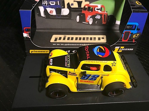 Pioneer P068 Legends Racer '34 Ford Coupe Yllow #52 Slot Car 1/32 Scalextric DPR - Picture 5 of 5