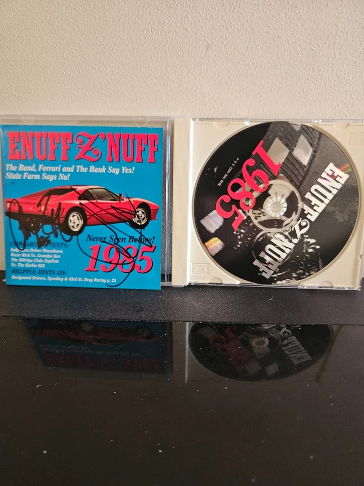 ENUFF Z'NUFF 1985 1994 CD GLAM/HAIR METAL SIGNED BY CHIP Z'NUFF AND DONNIE VIE - Image 2 of 4