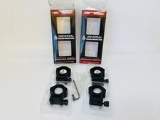 (2)UTG Medium Profile Picatinny w/Weaver Rings Anodized Matte Black RGWM25M4