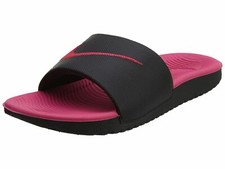 Nike Little Kids Kawa Slide Sandals 819353-001 PINK/BLACK NEW W/ BOX SIZE 2Y