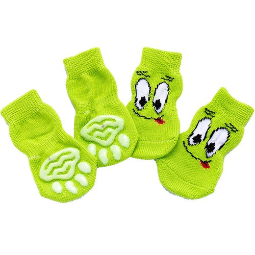 4pcs Soft Anti-Slip Dog Socks Boots Puppy Pet Cat Shoes Booties Paw Protector . - Picture 28 of 31