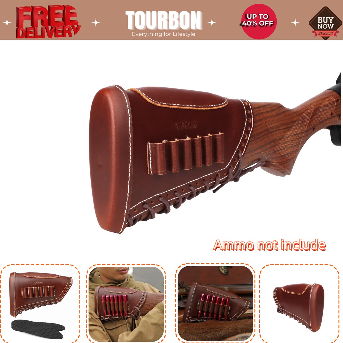 Tourbon Recoil Pad Fucile/Shotgun Buttstock Protezione Piastra di Gomma Tourbon Recoil Pad Fucile/Shotgun Buttstock Protezione Piastra di Gomma