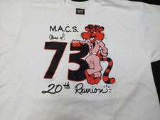 Vintage Macs Class Of 73' Shirt Great Graphics Super Clean Size L Single Stitch