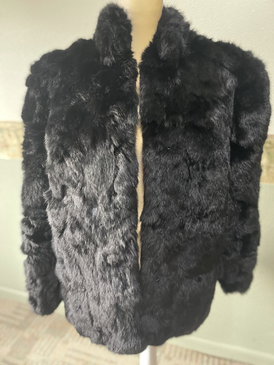 thetoe　Somerset fur coat The Toe Somerset Fur Coat Real Black Fur Coat