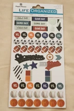 NEW Paper House Life Organized Planner Sticker Book Sports 260 Pcs 4 pgs -C