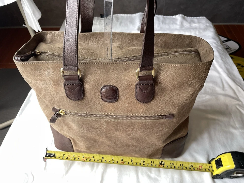 Bolso de Mano Bric's Milano Cuero Guijarro Hecho en Italia Foto 2 de 4