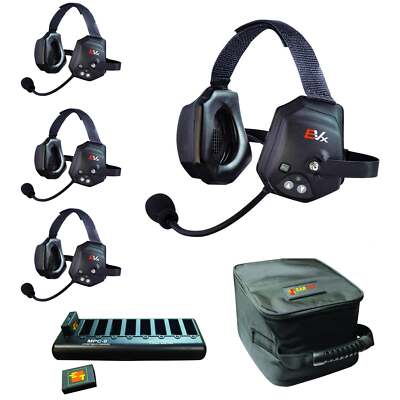 Eartec EVADE EVXT4 Xtreme Full Duplex Wireless Intercom System