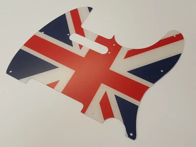 HLS Guitarra Telecaster UNION JACK PG4 golpeador placa rascadora CALIDAD FABRICANTE REINO UNIDO