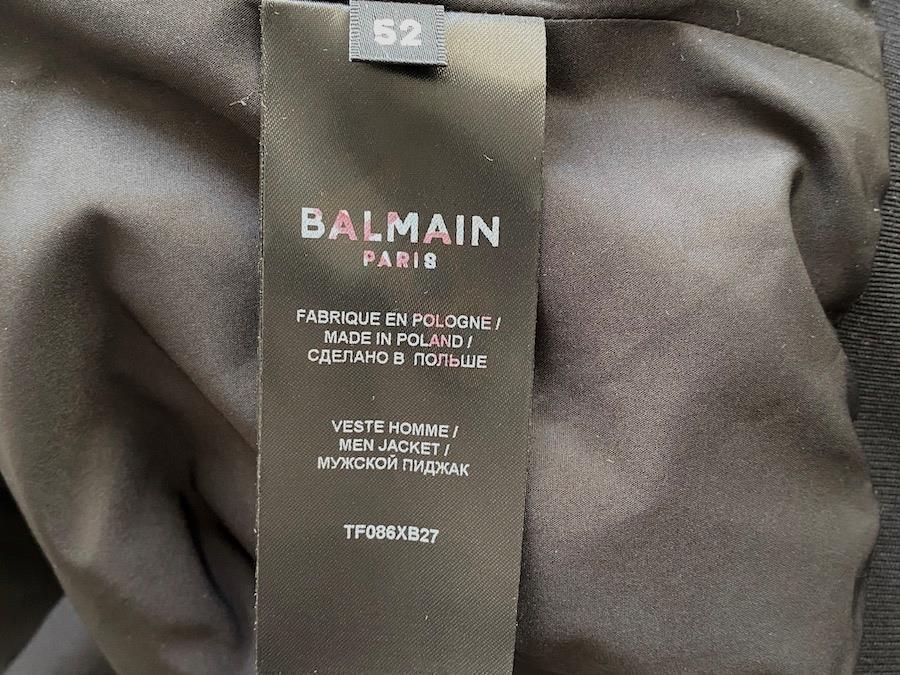 BALMAIN Asymmetric Bomber Jacket XL (IT 52) rrp £1350- | eBay BALMAIN Asymmetric Bomber Jacket XL (IT 52) rrp £1350- | eBay