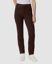 Gloria Vanderbilt Womens' Brown Twill Amanda Straight Leg Jeans Pants Size 12
