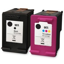 2x DRUCKER PATRONE für HP 901 XL OFFICEJET 4500 J4524 J4535 J4580 g510a g510g