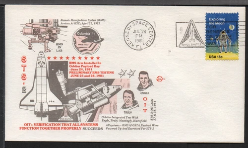 ✔️ USA EXCELLENT VALUE RARE SPACE SHUTTLE NASA ROCKET COVER