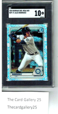2020 Bowman Chrome Mega Box Mojo Refractor REF Julio