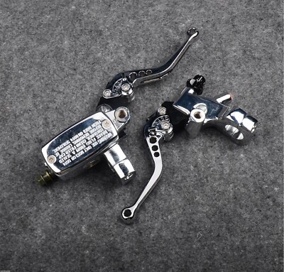 US Chrome Brake Master Cylinder Clutch Levers for Yamaha Roadstar 1600 Virago