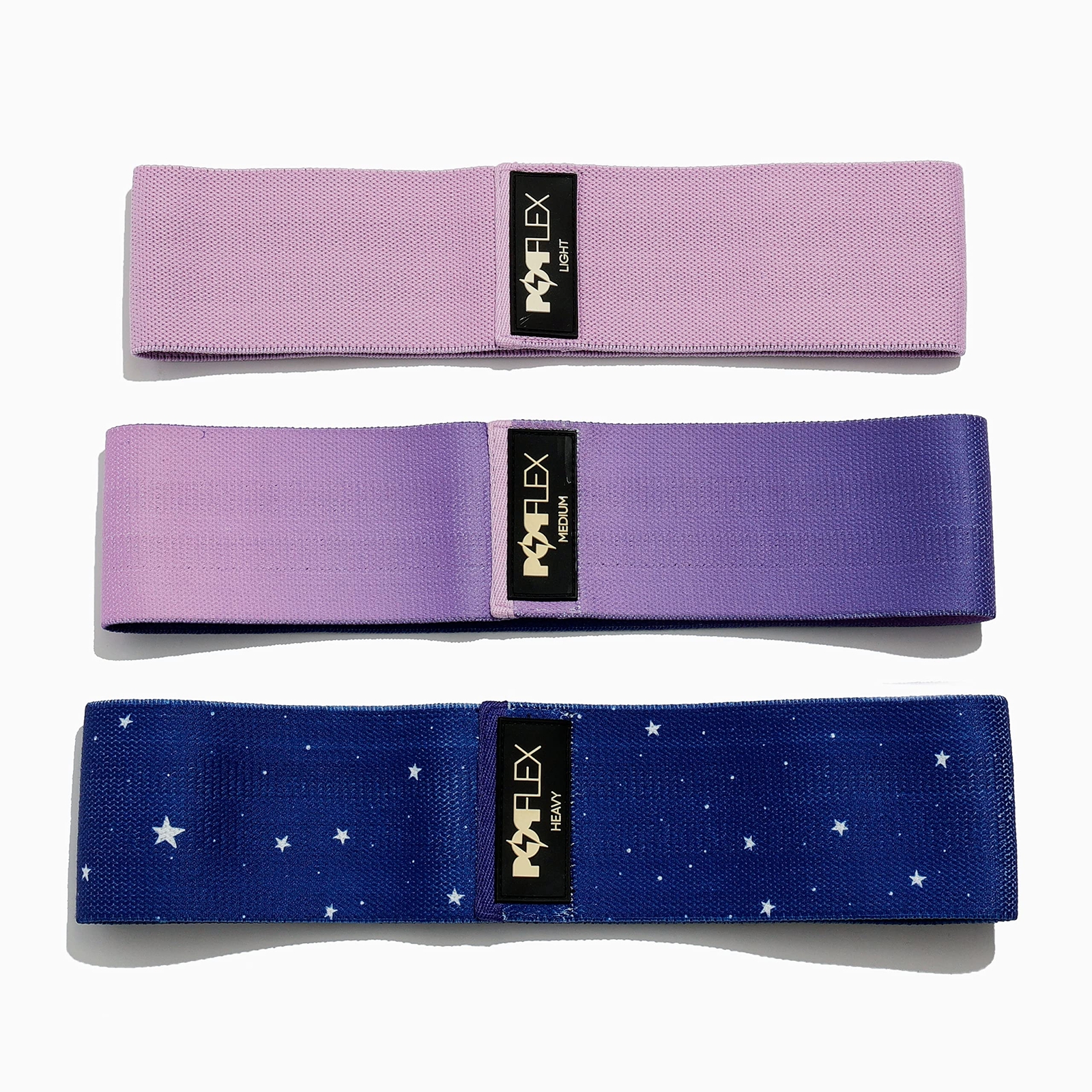 POPFLEX by Blogilates Diamond Sky Band Set - Set of 3 Booty Bands for Women- ...